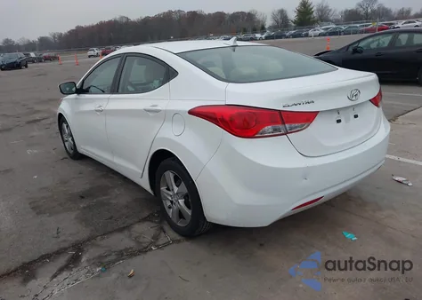 2013 Hyundai Elantra Gls from USA, damaged, VIN 5NPDH4AEXDH235431